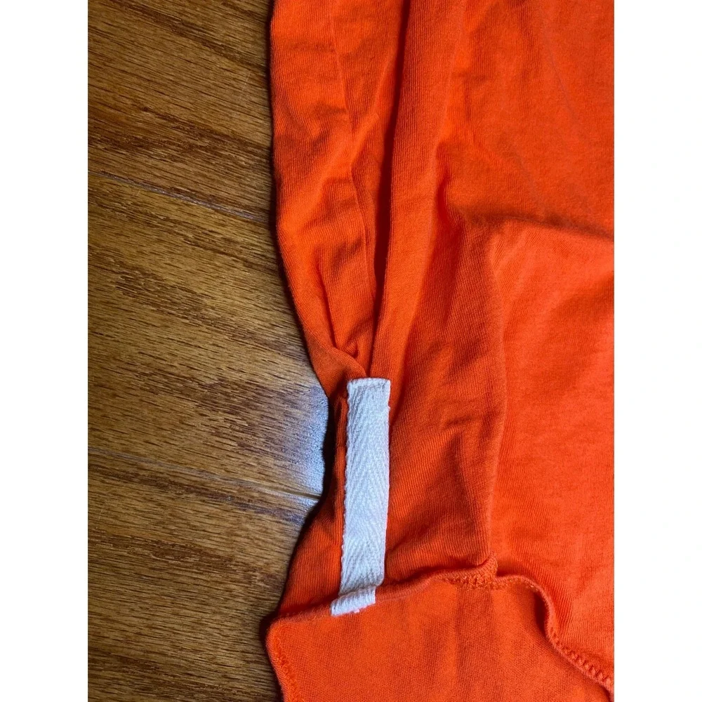 Feee People Intimately Orange Short Sleeved‎ Body Suit Size XS